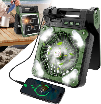 SolarCharge 3-in-1 Portable Fan🔥