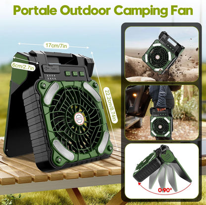 SolarCharge 3-in-1 Portable Fan🔥