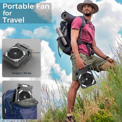 SolarCharge 3-in-1 Portable Fan🔥