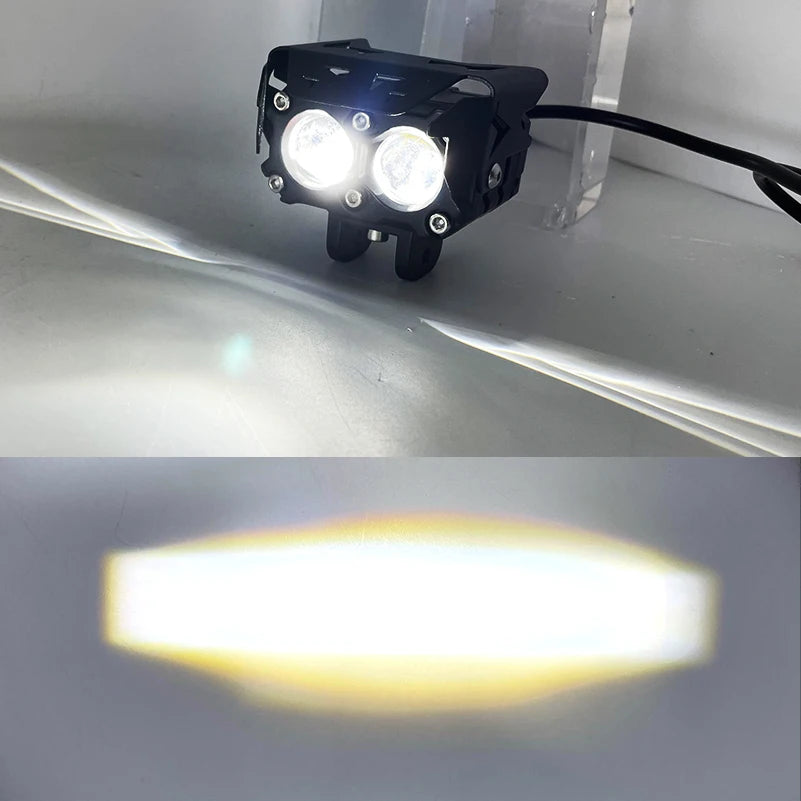 Twin Lens LED Headlight ( Buy 1 Get 1 Free )