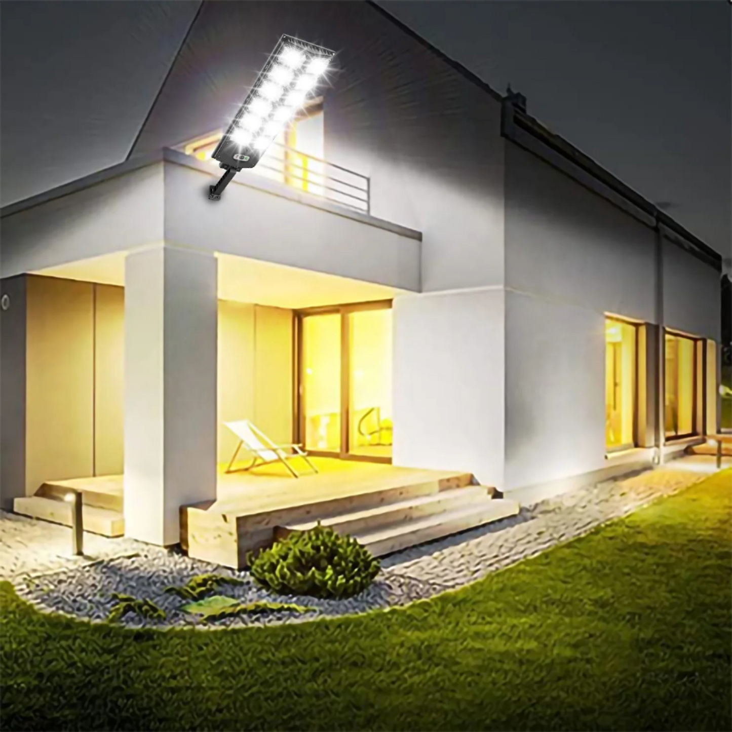 Solar Motion Sensor LED Outdoor Light