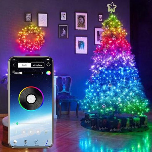 🔥Christmas Tree Led String Lights with Smart Bluetooth App Remote🔥